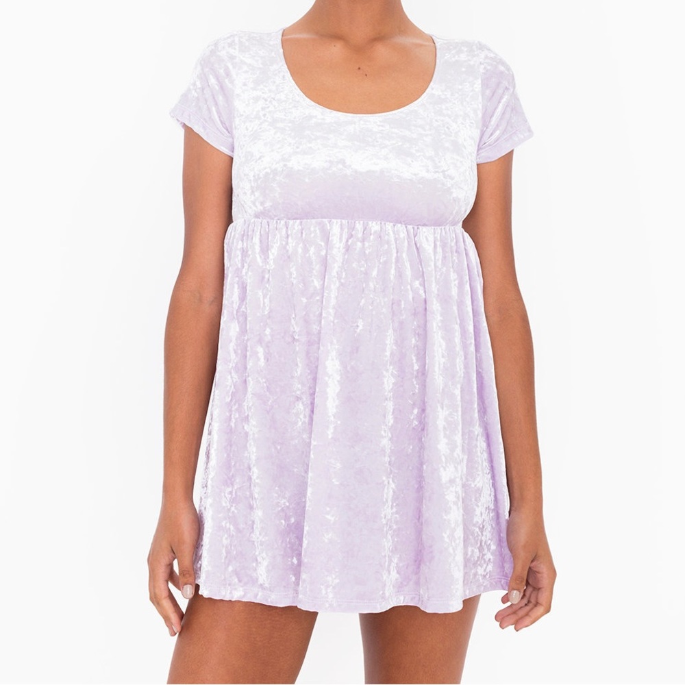RARE pink crushed velvet AA dress